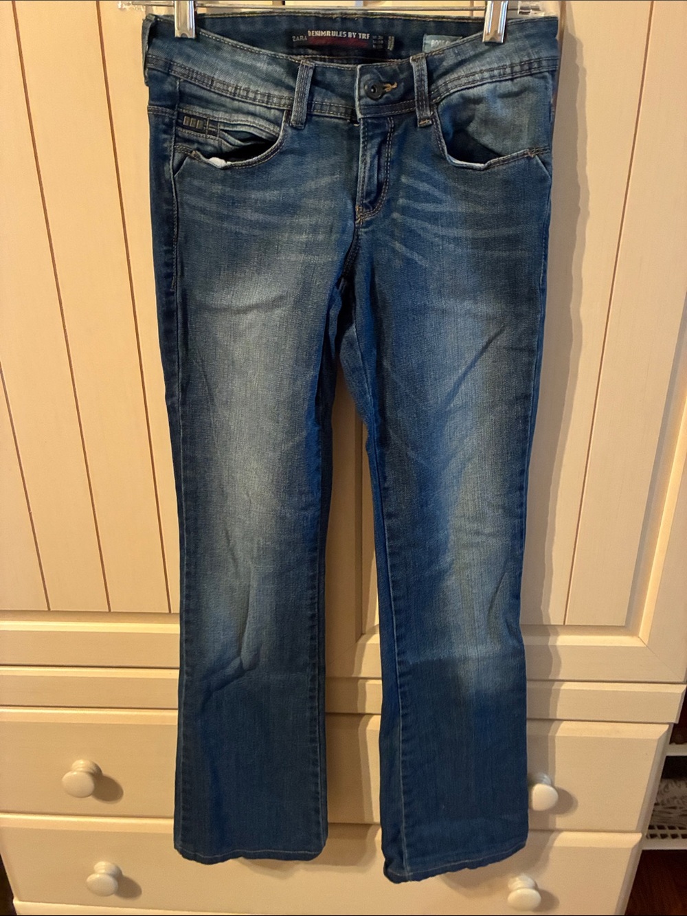 Zara Women's Blue Bootcut Jeans